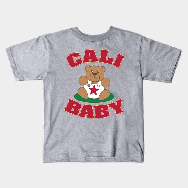 Cali Baby Kids T-Shirt by CaliKringle